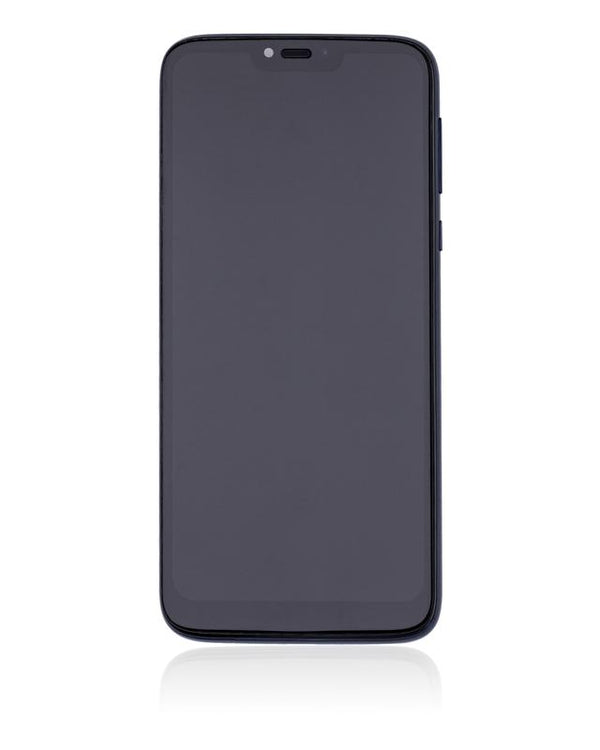 Pantalla LCD con marco para Motorola Moto G7 Power (XT1955-2/4/7 / 2019) (Versión internacional) (154MM) (Azul Marino)