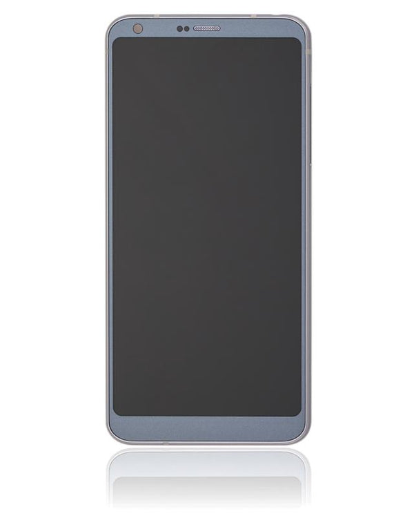 Pantalla LCD con marco para LG G6 (Reacondicionado) (Plata Hielo Platino)
