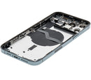 Tapa trasera para iPhone 12 Pro Max con componentes pequenos pre-instalados (Version internacional) (Usada original categoria B) (Azul Pacifico)