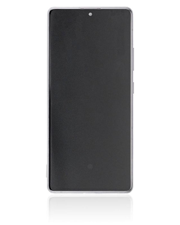 Pantalla OLED con marco para Samsung Galaxy A71 5G (Prism Cube Black)