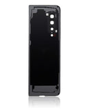 Tapa trasera con lente de cámara para Samsung Galaxy Fold 4G (F900) (Cosmos Black)
