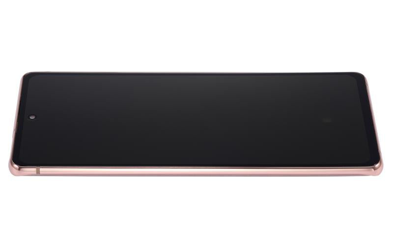 Pantalla OLED con marco para Samsung Galaxy S20 FE 4G / 5G (Naranja Cloud)