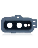 Lente de camara trasera con aro de cubierta para Samsung Galaxy S10E (Prism Black)