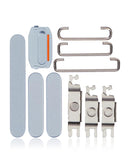 Botones duros (Encendido / Volumen / Cambio) para iPhone 15 / 15 Plus (Azul)