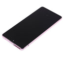 Pantalla OLED con marco para Samsung Galaxy A51 5G (A516 / 2020) Prism Cube Pink