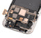 Pantalla OLED para Samsung Galaxy S4 con marco (Negro)
