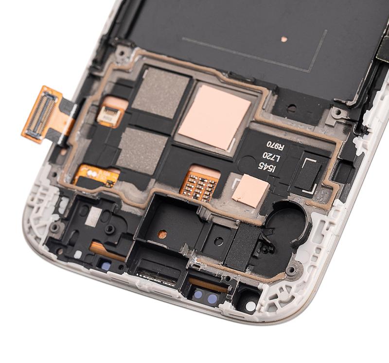 Pantalla OLED para Samsung Galaxy S4 con marco (Negro)