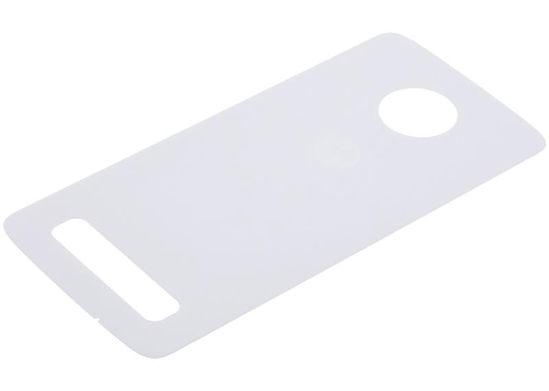 Tapa trasera original para Motorola Moto Z4 (XT1980-3 / XT1980-4 / 2019) (Blanco)