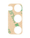 Lente de camara trasera (solo vidrio) con adhesivo para Samsung Galaxy S20 FE 4G / 5G (Cloud Orange)