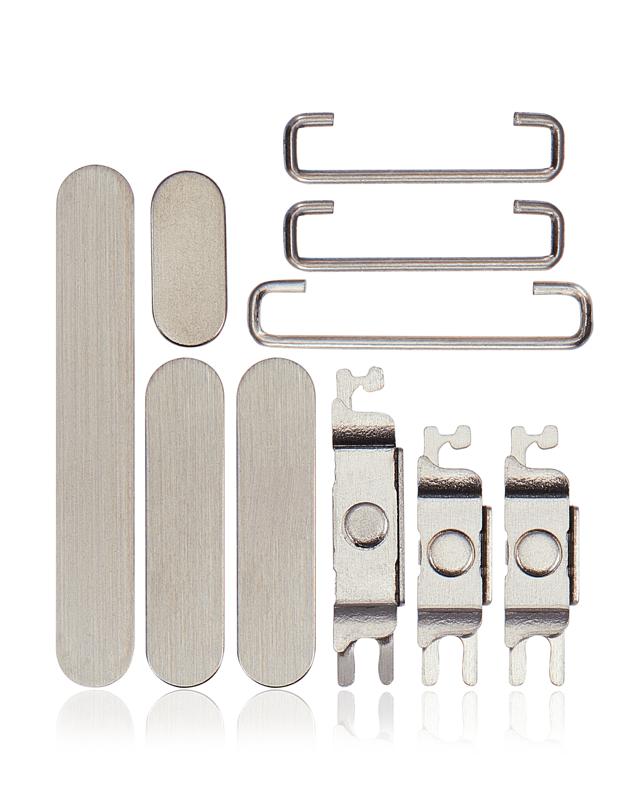 Botones duros (Encendido / Volumen / Cambio) para iPhone 15 Pro / 15 Pro Max (Titanio Natural)