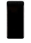 Pantalla USADA OLED con marco para Samsung Galaxy S20 5G (Marco no 5G UW de Verizon) (Negro Cósmico)