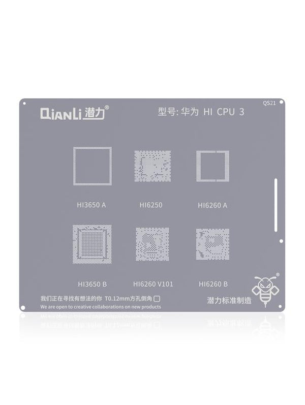 Stencil Bumblebee QS21 para CPU Huawei HI3 (Qianli)