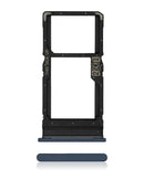 Bandeja para tarjetas SIM doble para Motorola Moto G 5G Plus (XT2075 / 2020) (Azul Surfing)