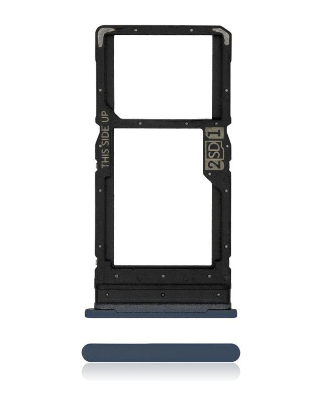 Bandeja para tarjetas SIM doble para Motorola Moto G 5G Plus (XT2075 / 2020) (Azul Surfing)