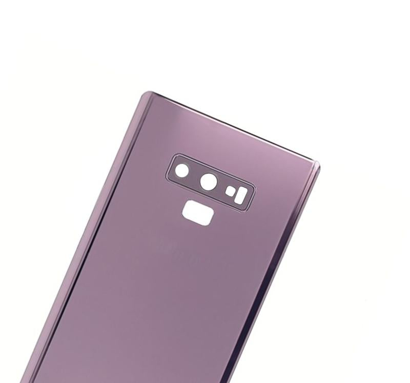 Tapa trasera con lente de camara para Samsung Galaxy Note 9 original (Lavanda Morado)