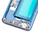 Carcasa intermedia para Samsung Galaxy S9 (con componentes pequeños) (Marco azul coral)