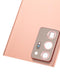 Tapa trasera con lente de camara para Samsung Galaxy Note 20 Ultra (Sin logo) (Mystic Bronze)