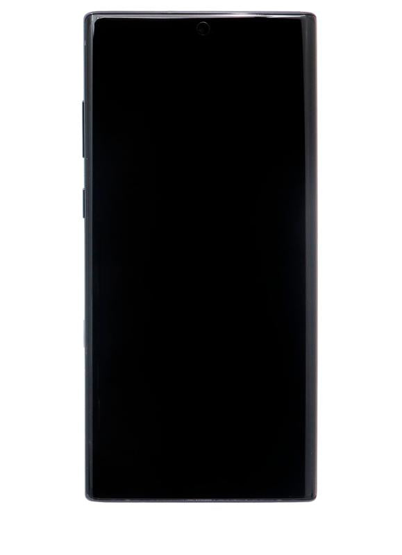 Pantalla OLED con marco para Samsung Galaxy Note 10 Plus / 5G (Reacondicionado) (Negro Aura)