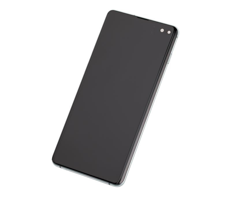 Pantalla OLED para Samsung Galaxy S10 Plus con marco (Original) (Verde Prisma)