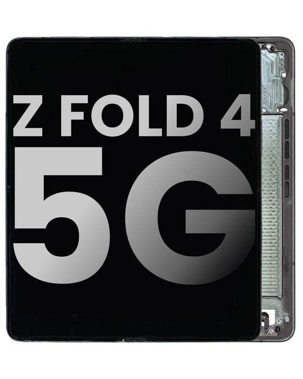 Pantalla OLED para Samsung Galaxy Z Fold 4 5G con marco (Usada original - Grado B/C) (Grisverde)