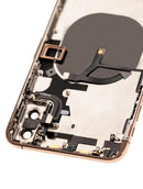 Tapa trasera con componentes pequeños pre-instalados para iPhone XS Max (Original Usado: Grado B) (Dorado)