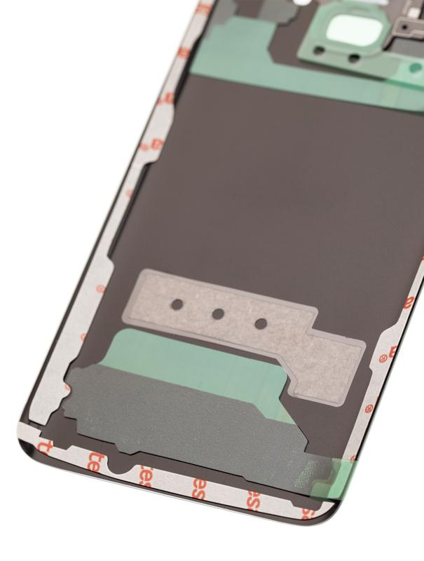 Tapa trasera con lente de camara para Samsung Galaxy S9 (Sin logo) (Plata)