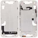 Carcasa media con botones de encendido y volumen para iPhone 14 (Versión Internacional) (Aftermarket Plus) (Starlight)