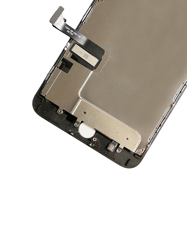 Pantalla LCD para iPhone 7 Plus con placa de metal (Negro)