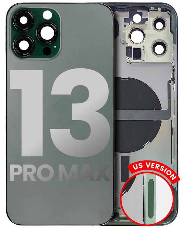 Tapa trasera con componentes pequenos para iPhone 13 Pro Max (Version US) (Alpine Green) Original Usada Calidad C