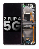 Pantalla OLED para Samsung Galaxy Z Flip 4 5G con marco (Grafito)