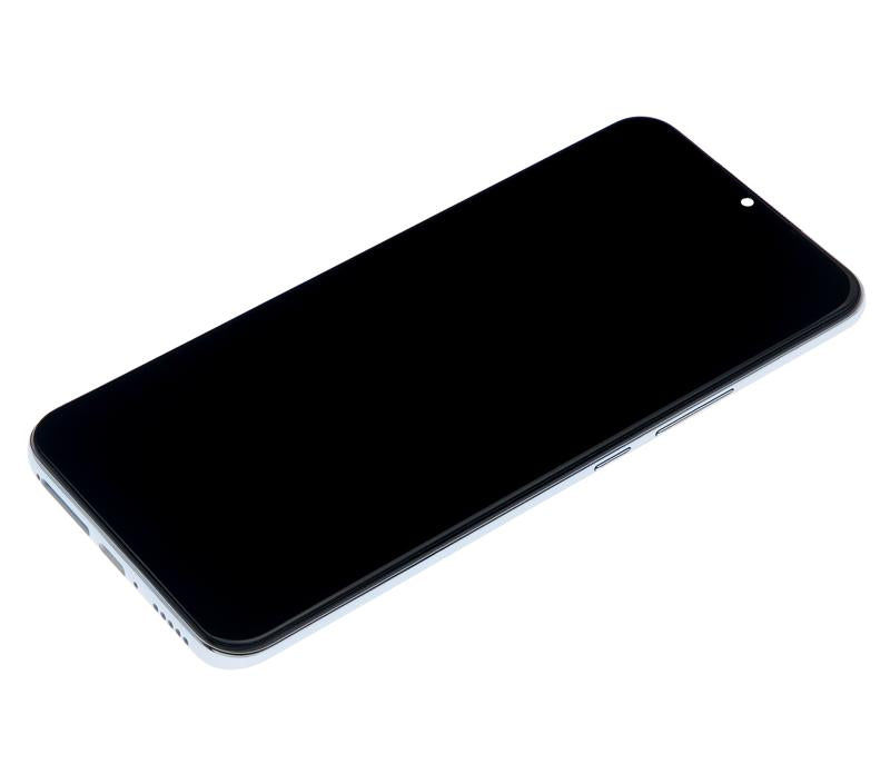 Pantalla LCD con marco para Xiaomi Mi 10 Lite 5G (Blanco Sueno)