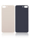 Tapa trasera para iPhone 8 Plus con adhesivo 3M (Agujero grande para camara, Dorado)