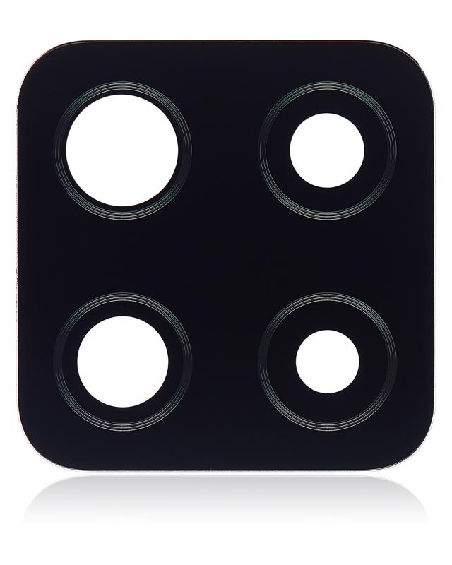 Lente de Camara Trasera (solo vidrio) con adhesivo para Samsung Galaxy A42 5G (A426 / 2020) (Prism Dot Black) (Paquete de 10)
