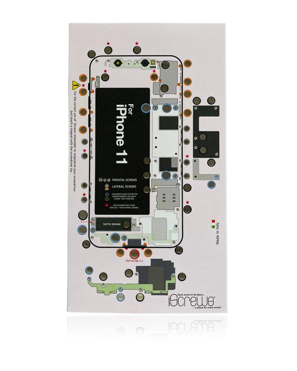 Tapete de posicion de tornillos para iPhone 11