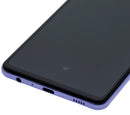 Pantalla OLED con marco para Samsung Galaxy A72 (A725 / 2021) color Violeta Espectacular original
