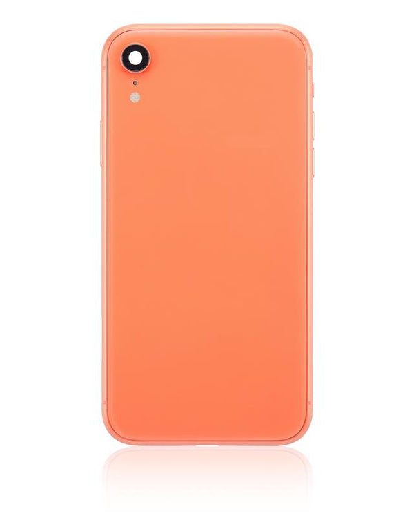 Tapa trasera para iPhone XR con componentes pequeños pre-instalados (Coral)