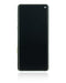 Pantalla LCD con marco para Samsung Galaxy S10 (Sin sensor de huella) (Verde Prisma)