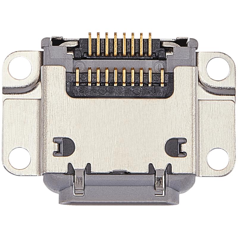 Puerto de carga para iPad Pro 10.5" / iPad Pro 12.9" 1ra Gen (2015) / iPad Pro 12.9" 2da Gen (2017) (Gris Espacial) (Paquete de 10)