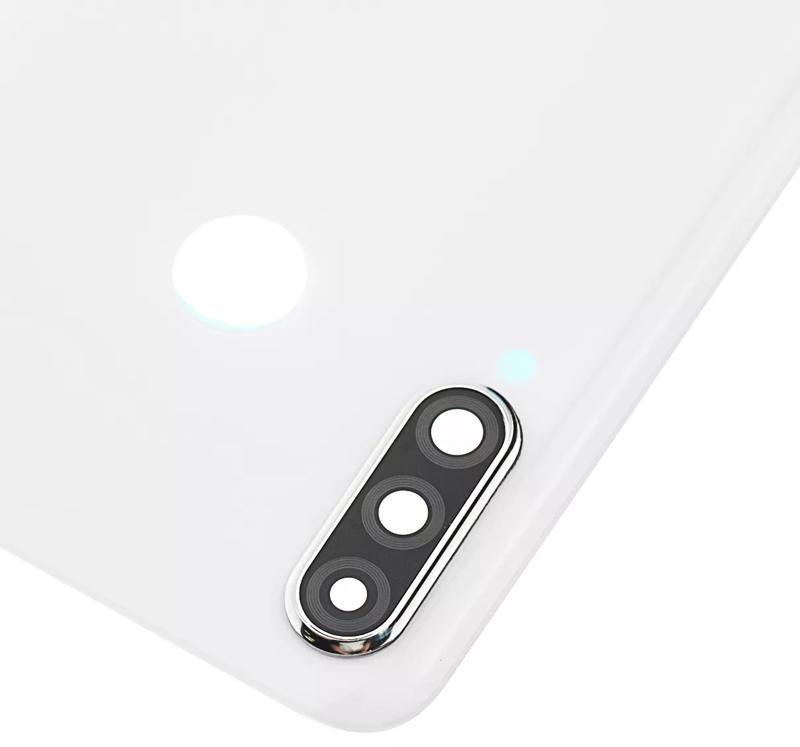 Tapa trasera con lente de camara para Huawei P30 Lite / Nova 4E (4GB RAM) (Blanco Perla)