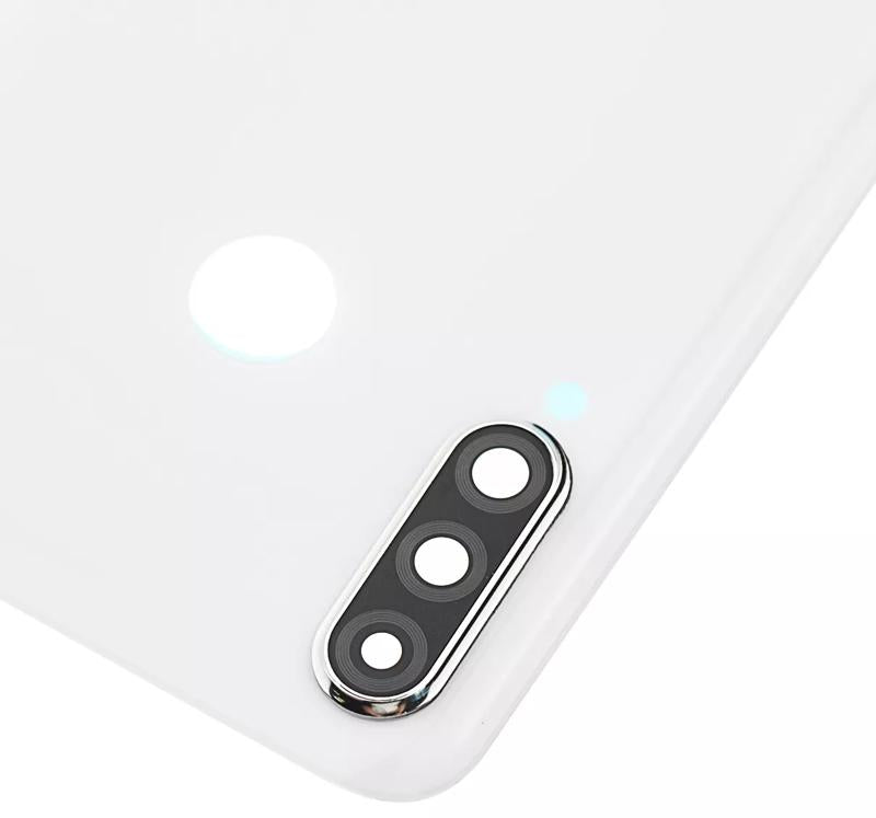 Tapa trasera con lente de camara para Huawei P30 Lite / Nova 4E (4GB RAM) (Blanco Perla)