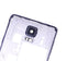 Carcasa de medio marco para Samsung Galaxy Note 4 con piezas pequenas (Negro)