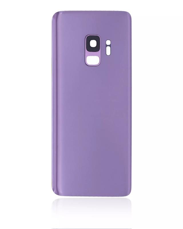 Tapa trasera con lente de camara para Samsung Galaxy S9 original (Lilac Purple)