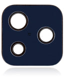 Lente de camara trasera (solo vidrio) con adhesivo para Motorola Moto G Play (XT2093 / 2021) original (Azul Mistico)
