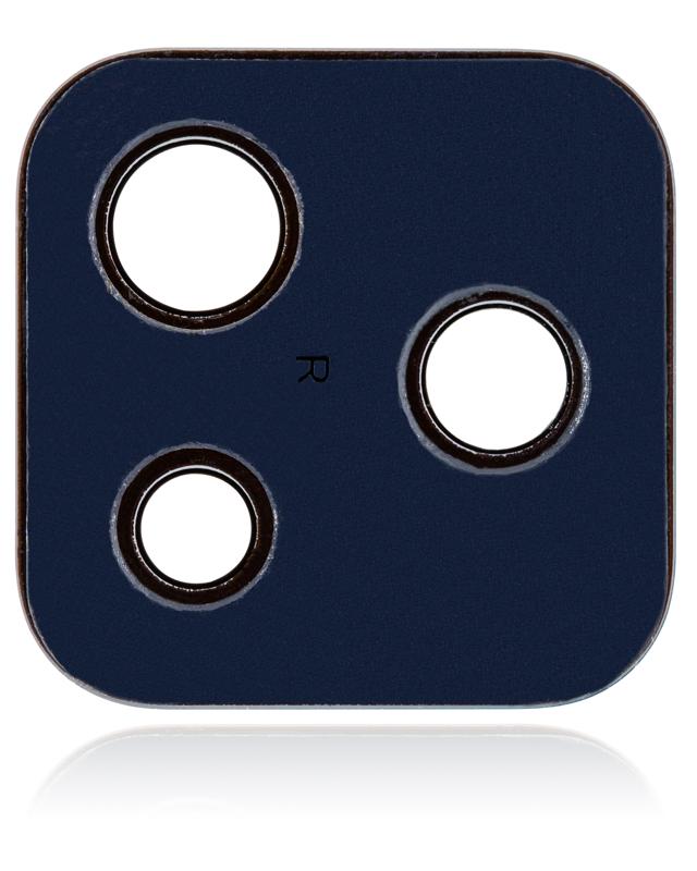 Lente de camara trasera (solo vidrio) con adhesivo para Motorola Moto G Play (XT2093 / 2021) original (Azul Mistico)