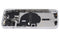 Tapa trasera para iPhone 13 Pro (Version US) sin logo (Plata)