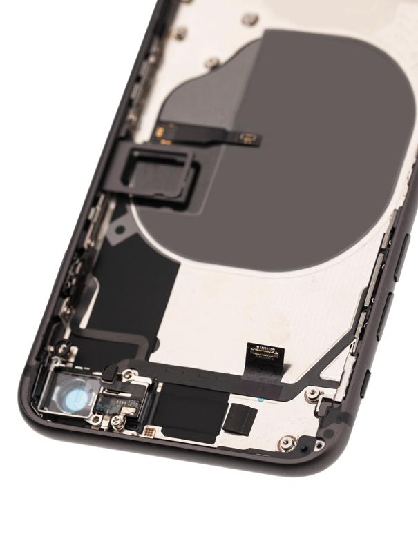 Tapa trasera para iPhone 8 con componentes pequenos pre-instalados (Usado original Grado B) (Gris Espacial)