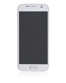 Pantalla OLED con marco para Samsung Galaxy S7 (Reacondicionada) (Titanio Plateado)