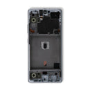 Pantalla OLED para Samsung Galaxy A51 5G (A516 / 2020) con marco (Prism Cube White) original