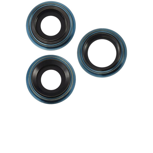 Lente de Camara Trasera para iPhone 11 Pro / Pro Max (Verde) con soporte y bisel