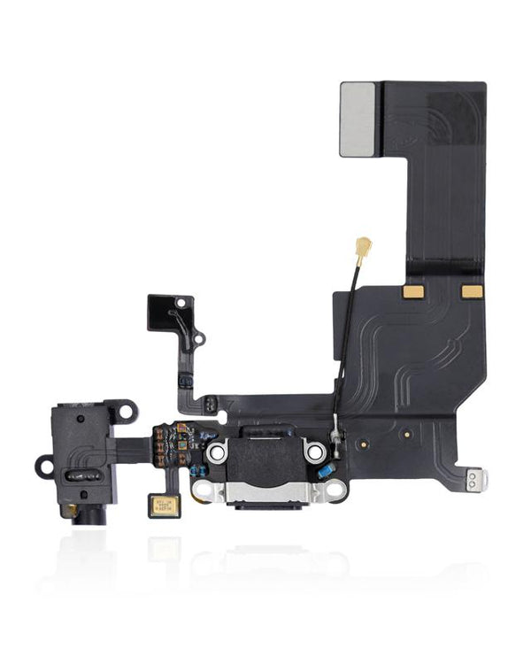 Puerto de carga para iPhone 5C (Negro)